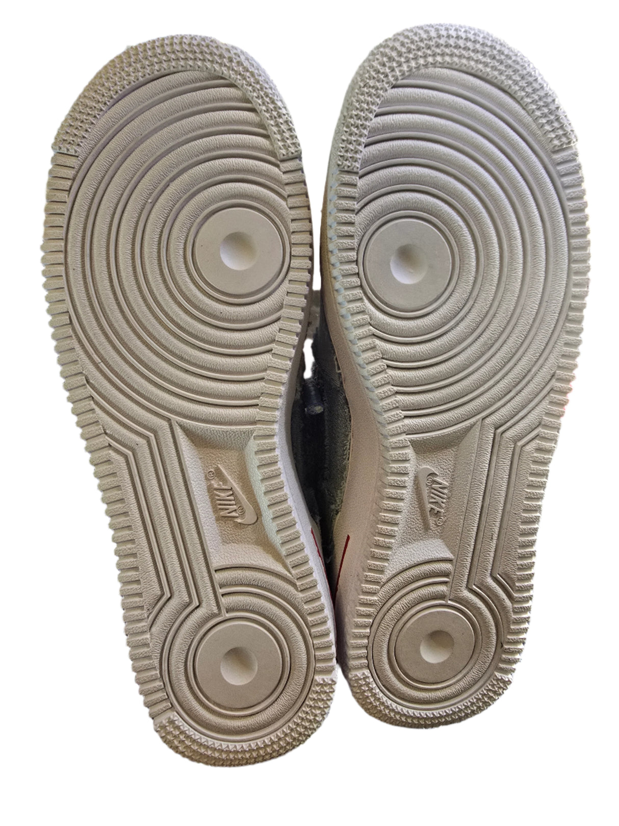 Custom Rhinestone Encrusted Denim Love/Hate AF1