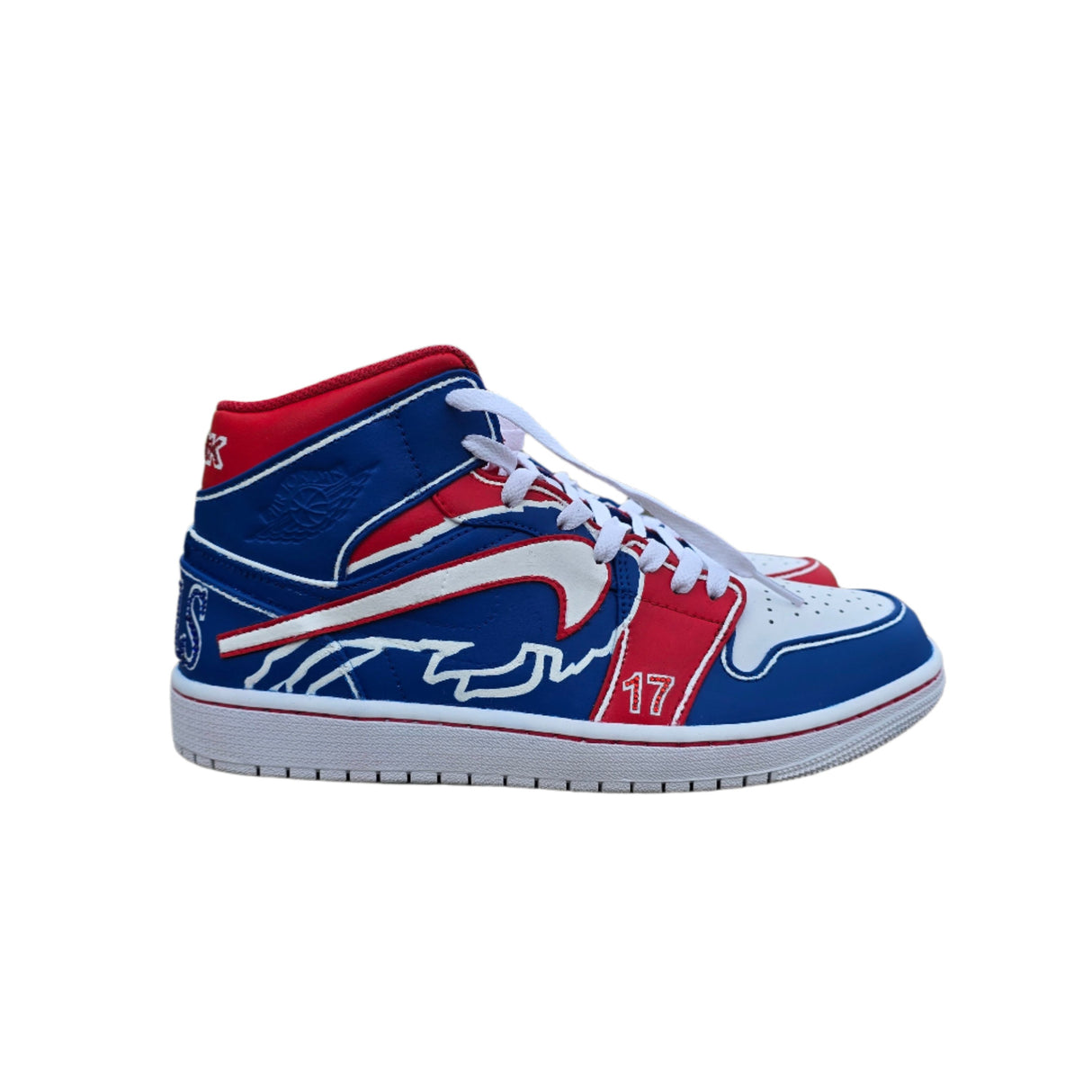 Custom Buffalo Bills Jordan 1s